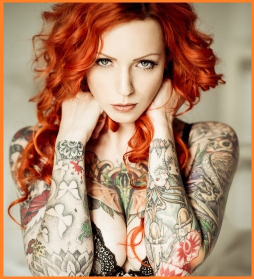 Seksi kınalı saç modelleri