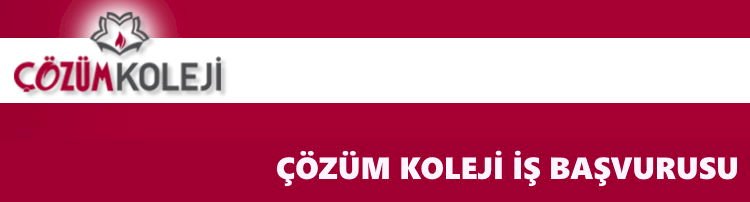 Çözüm Koleji İş Başvurusu